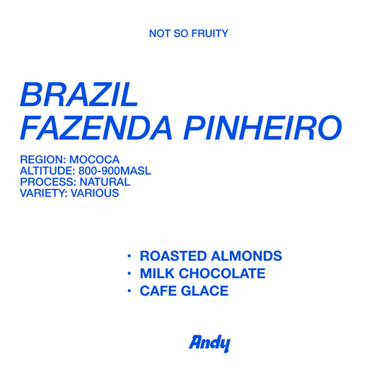 BRAZIL Fazenda Pinheiro, Espresso