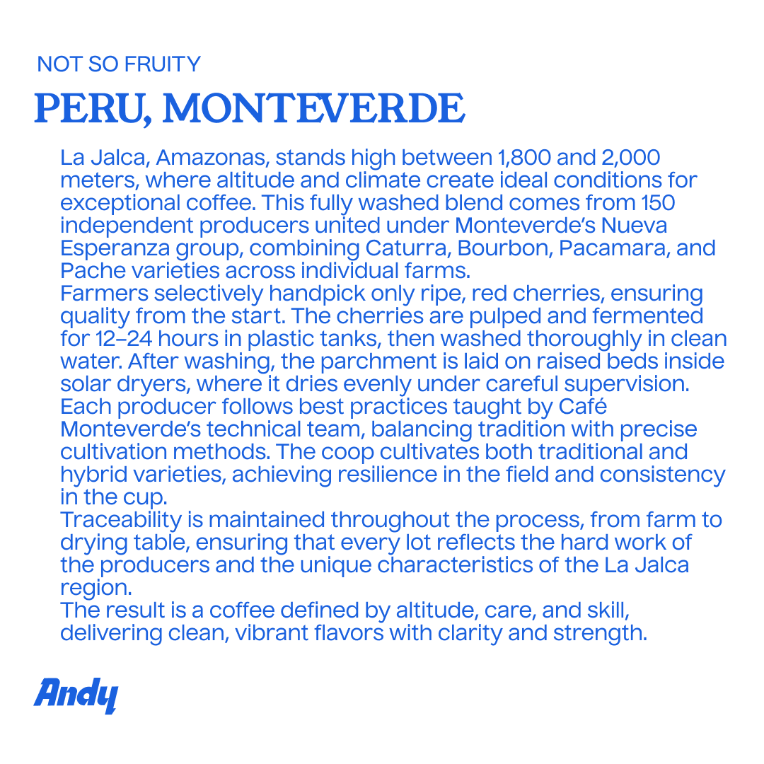 PERU Monteverde, Espresso