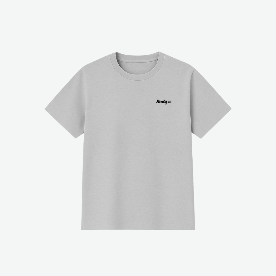 T-SHIRT ANDY AUDIO light grey