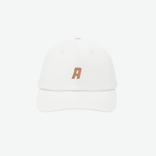 DAD CAP latte on white