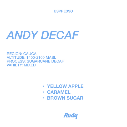 COLOMBIA, Tumbaga, DECA Espresso