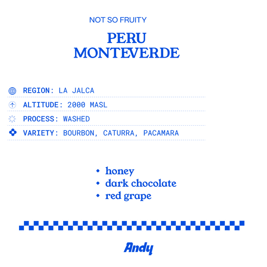 PERU Monteverde, Espresso