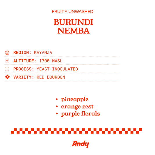 BURUNDI Nemba, Filter