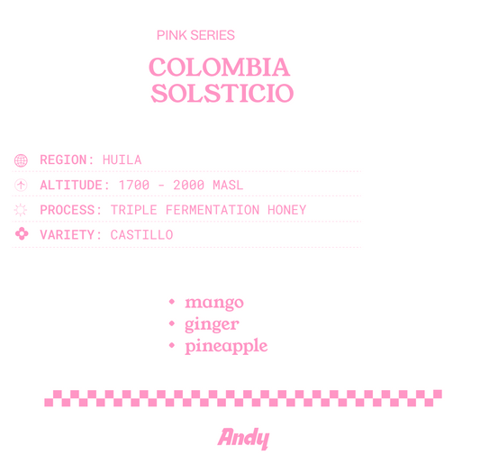 COLOMBIA SOLSTICIO, Filter